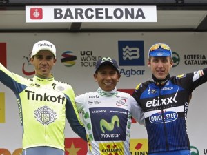 Podio Volta a Catalunya