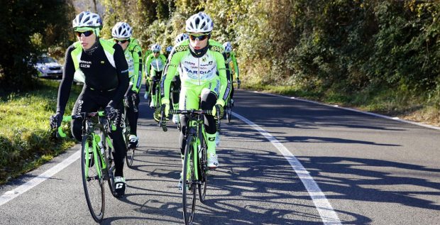 Corredores de Bardiani entrenando