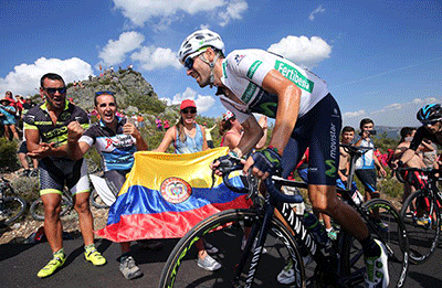Alejandro Valverde en la Vuelta a España