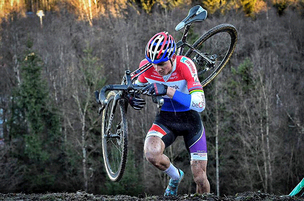 Van Der Poel en el Superprestige de Spa