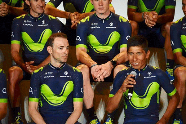 Nairo Quintana presentación Movistar