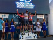 Podio de la 3ª etapa del Tour de San Juan