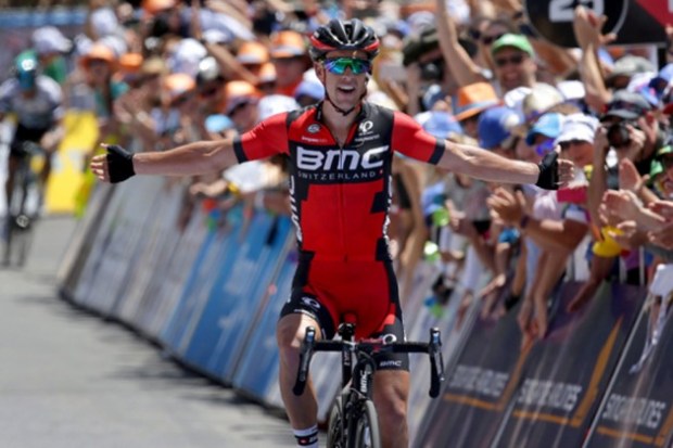 Richie Porte ganando en el Tour Down Under