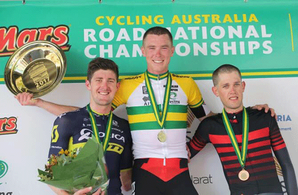 Rohan Dennis gana el campeonato de Australia