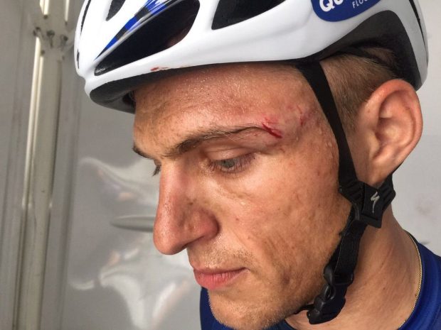 Kittel fue agredido por Andrei Grivko