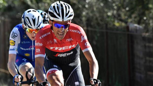 Contador en la sexta etapa de la París - Niza