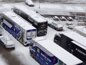 Nieve en la Volta a Catalunya