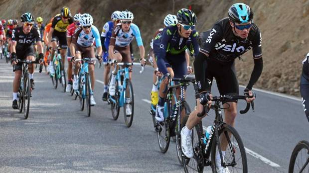Froome y Valverde antes de intentarlo