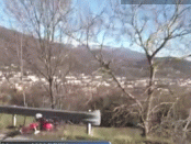 Matvey Mamykin se golpea contra el quitamiedos