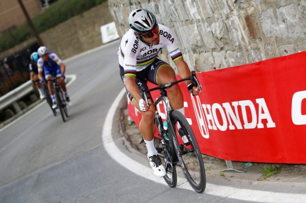 Peter Sagan en el Poggio