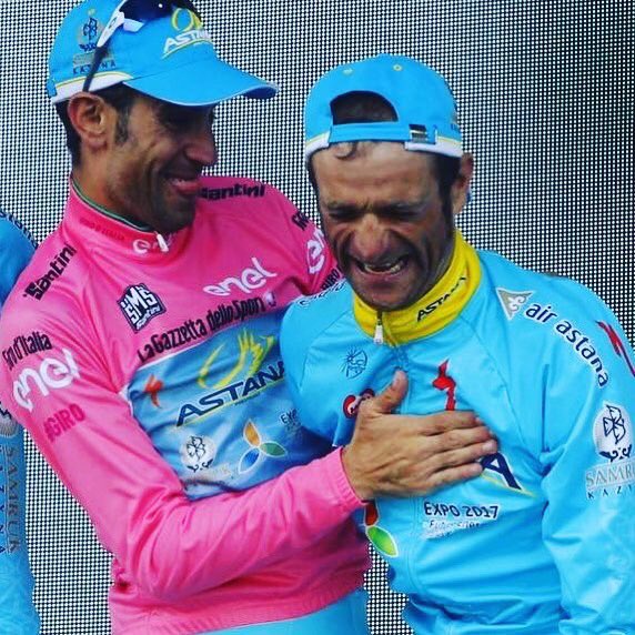 Nibali y Scarponi