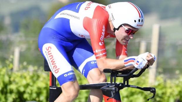 Tom Dumoulin gana la crono del Giro de Italia