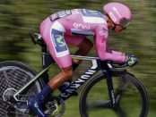 Nairo Quintana en la crono del Giro de Italia