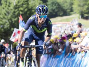 Nairo Quintana en la quinta etapa del Tour de Francia