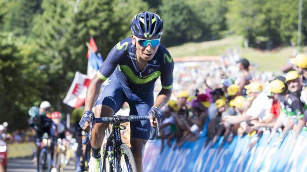 Nairo Quintana en la quinta etapa del Tour de Francia