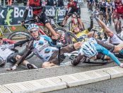 Caída en el Tour de Francia