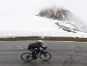 Remco Evenepoel en el Passo Giau