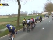 Sam Bennett vomitando