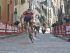 Mathieu Van Der Poel en la llegada a Siena en Strade Bianche