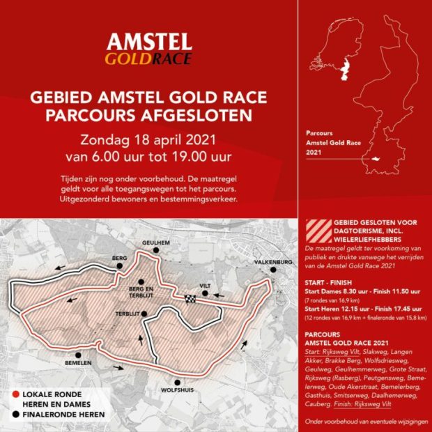 Recorrido Amstel Gold Race 2021