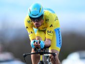 Luis León Sánchez durante la crono de la París - Niza