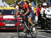 Nibali en Alpe D´Huez