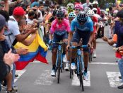 Nairo Quintana en la última etapa de la Colombia Oro y Paz