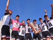 Sunweb celebrando la victoria de Tom Dumoulin en el Giro de Italia