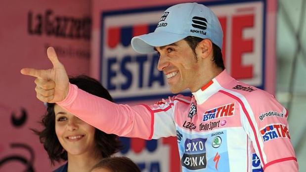 Contador en el Giro 2011