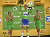 Marcel Kittel en el podio del Tour de Francia