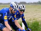 Remco Evenepoel y Peter Sierry